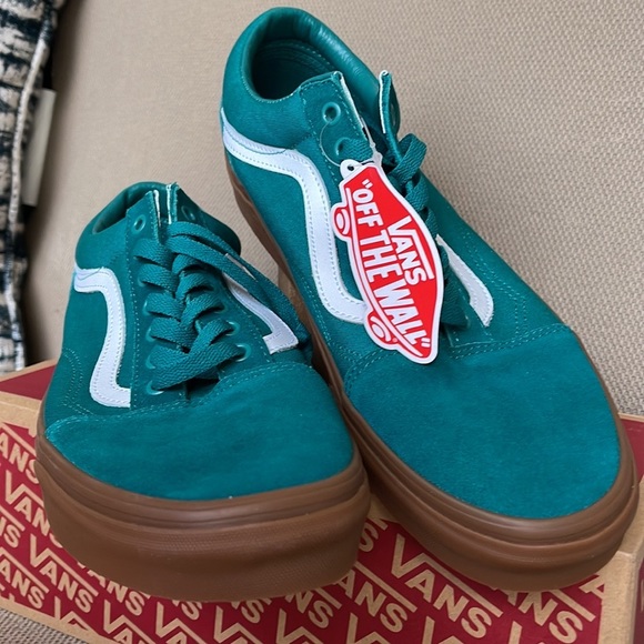 Vans Old Skool Quetzal Green / Gum mens - Picture 13 of 16